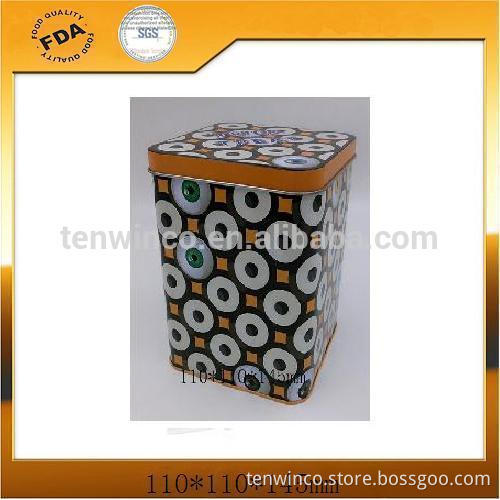 Hallowmas Squareness Boxes, Printed Gifts Tin Boxes